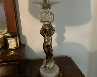Cherub lamp