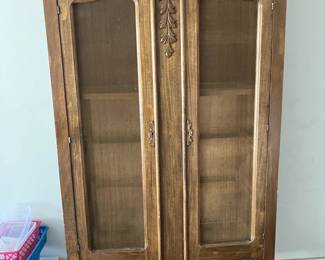 Antique pie safe w copper screen