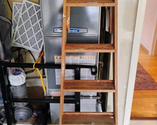 Wooden 5 Step Ladder