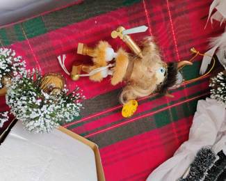 Assortment of Christmas Decor and Ornaments