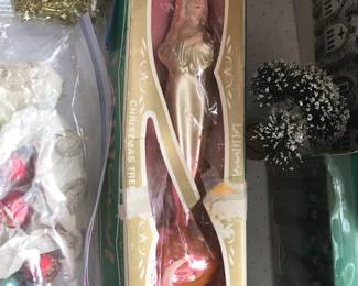 Assortment of Christmas Decor and Ornaments