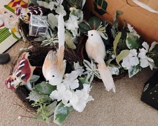 Assortment of Christmas Decor and Ornaments