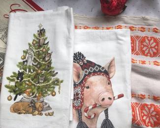 Assortment of Christmas Decor and Ornaments