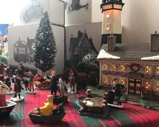 Assortment of Christmas Decor and Ornaments