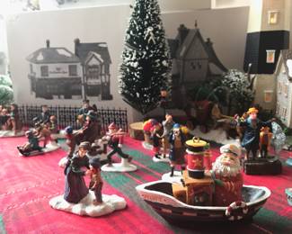 Assortment of Christmas Decor and Ornaments