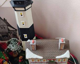 Assortment of Christmas Decor and Ornaments