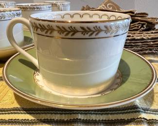 Wedgwood Garland Moss Teacup & Saucer