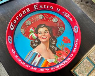 Corona Extra Metal Beer Tray