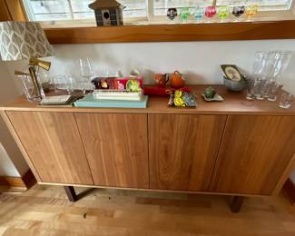 Ikea Walnut Veneer Sideboard