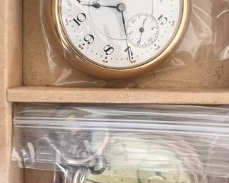 Hamden Dueber 17 Jewel Pocket Watch, Elgin Pocket Watch

