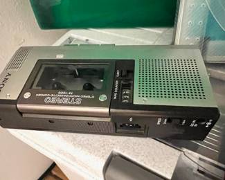 Sony Stereo Microcassette Recorder – M-1000