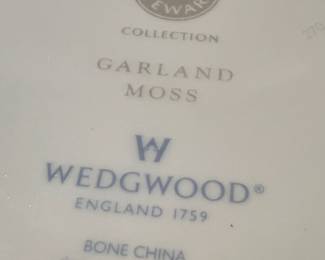 Wedgwood Garland Moss Teacup & Saucer