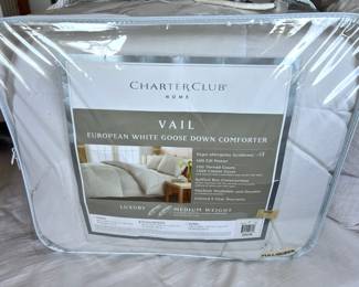 Charter Club "Vail" European White Goose Down Comforter