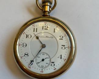Hamden Dueber 17 Jewel Pocket Watch