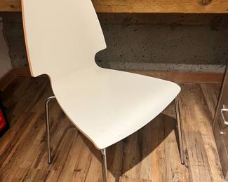 Ikea Vilmar White Chair