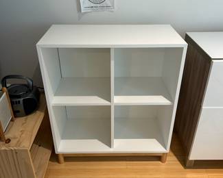 Ikea Eket White Cubby Cabinet with Legs