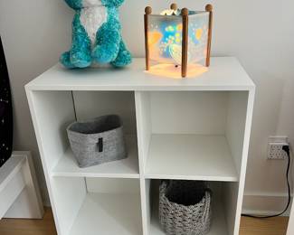 Ikea Eket White Cubby Cabinet with Legs