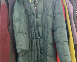 Eddie Bauer Dark Green Parka - Size Petite Small