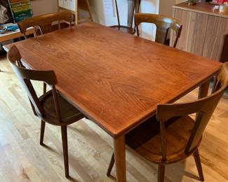 MCM Dining Table and Chairs