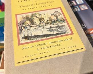 1946 Alice’s Adventures In Wonderland & Through The Looking Glass Book Set