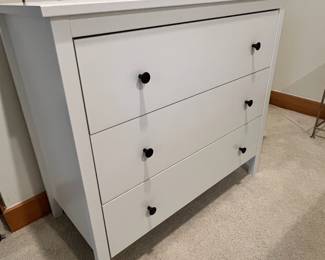 Ikea Koppang 3 Drawer White Dresser
