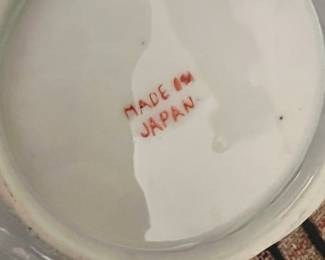 Japanese Porcelain Teacup with Snack Plate/Saucer