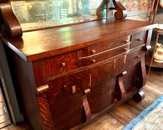 Tiger Oak Farmhouse  Sideboard