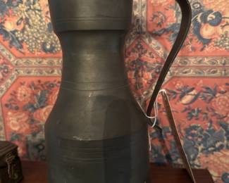 18th century handmade English Tappit  hens wine Flagon