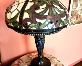 Tiffany Style Entryway Accent Lamp