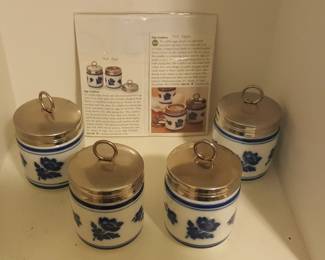 Williams-Sonoma Porcelain Egg Coddlers Set 