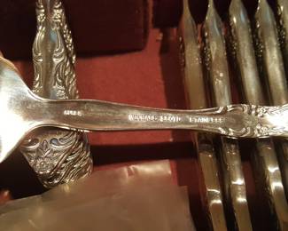 Michael Lloyd MLL2 SS Service For 8 - Vintage Silverware Set With Serving Utensils