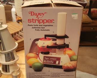 Dazey Stripper Peels Fruits & Vegetables Fully Automatic