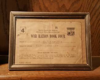 WWII War Ration Book Four