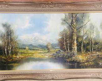 extra large original oil landscape