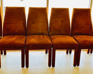Eight upholstered Dinning Chairs