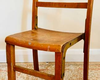 Antique Children's School Chair 