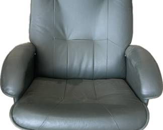 Leather Reclining Swivel Recliner Chair 