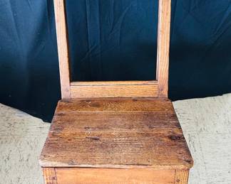 Antique French Beach Chair 