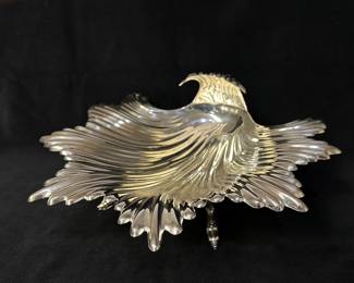 exquisite silver dish