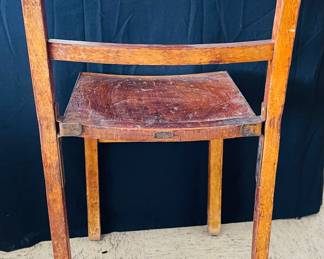 Antique stacking beach chair, amazing design