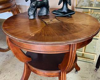 Round Inlay Sidetable 