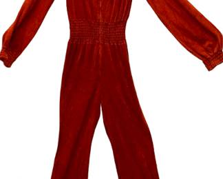 Terry cloth 70s jumpsuit