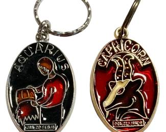 Deadstock Zodiac Keyrings