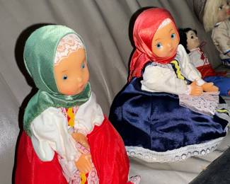 Ukrainian and Russian dolls