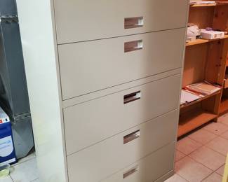 Oversized metal  file cabinet