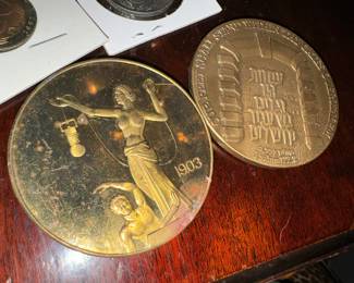 Gates of Jerusalem coin medallion 