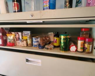 Metal cabinets in garage for sale