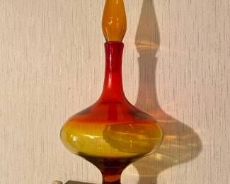 Blenko decanter w/stopper