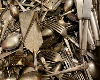 Silverplate flatware