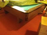 Pool table.